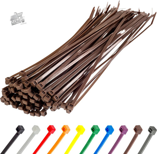 Fascette plastica marroni - fascette,