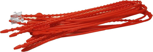 Fascette cablaggio rosse 665mm - fascette,