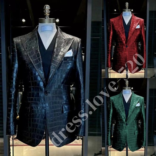 Abiti uomo ecopelle moda pizzo