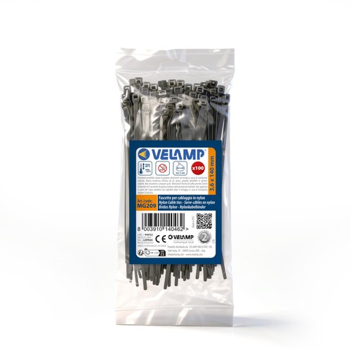 Kit 100 fascette plastica - kit,